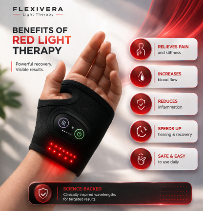 TheraWrap™ Red Light Therapy Wrap – Targeted Pain Relief in Minutes